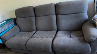 Sofá eléctrico 2,1mts, gris