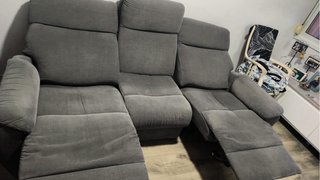 Sofá eléctrico 2,1mts, gris