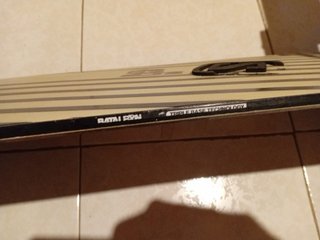 Tabla de Snowboard con Fijaciones