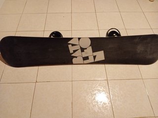 Tabla de Snowboard con Fijaciones