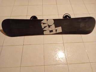Tabla de Snowboard con Fijaciones