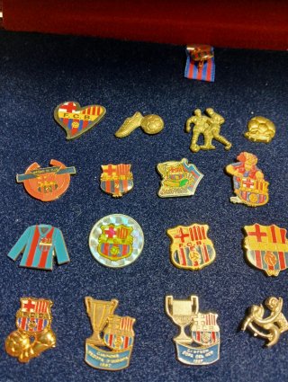 Estuche Pins Fútbol Barcelona