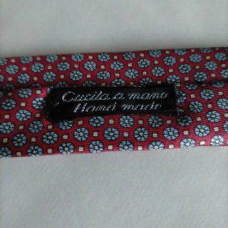 Corbata FULHAM Seda Morado/Rojo