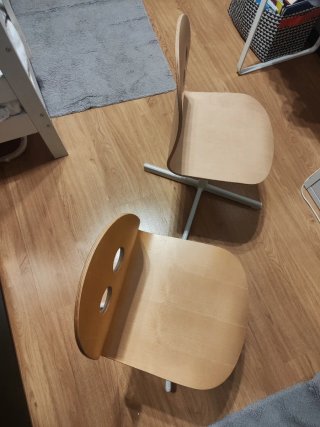 Silla de escritorio infantil madera