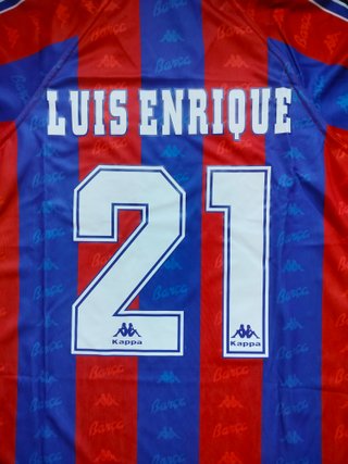 Camiseta FC Barcelona Vintage 1996/97 Luis Enrique