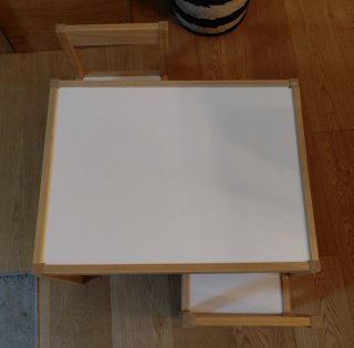 Mesa y 2 Sillas Ikea Latt
