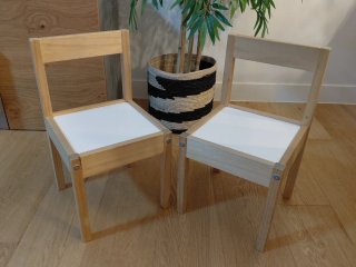Mesa y 2 Sillas Ikea Latt