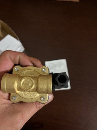 Electroválvula Latón 12V DC 1/2 NUEVA