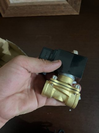 Electroválvula Latón 12V DC 1/2 NUEVA