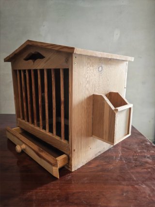 Jaula para perdices de madera