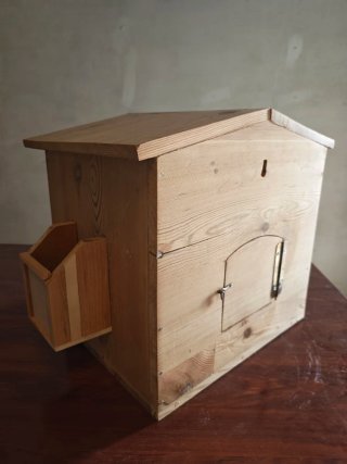Jaula para perdices de madera