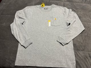 Camiseta Carhartt Manga Larga Talla M Gris