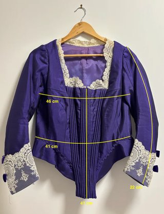 Corpiño Fallera Talla 42 Morado