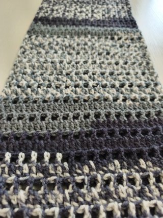 Bufanda crochet unisex