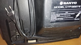 TV Sanyo Antiguo