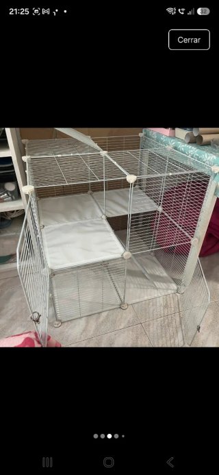 Jaula para cobaya de 2 niveles