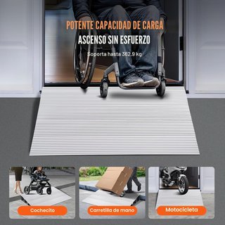 Rampa VEVOR Aluminio Altura Regulable
