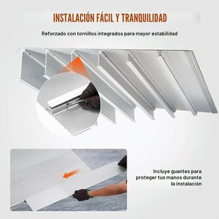 Rampa VEVOR Aluminio Altura Regulable
