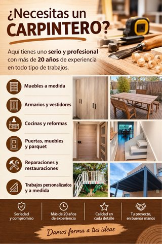 Carpintero restauracion reparacion servicios