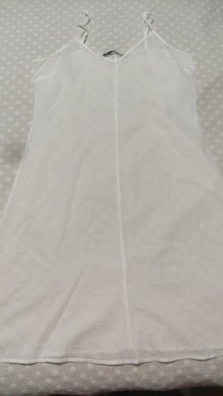 Vestido blanco mujer tipo ibicenco talla 36