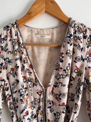Mono corto estampado floral