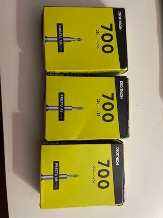 Cámaras de bicicleta 700x23-32 Presta 48mm