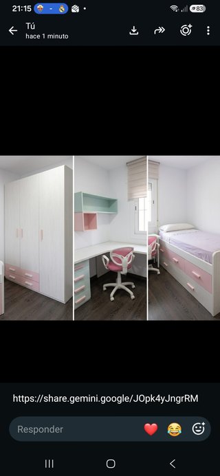 Habitación juvenil cama nido doble con cajones