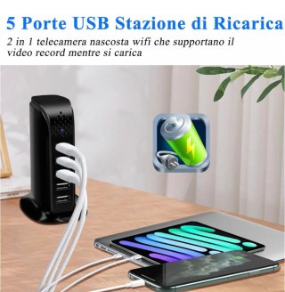 Telecamera Nascosta WiFi Mini Spy Cam