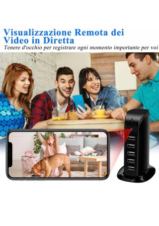 Telecamera Nascosta WiFi Mini Spy Cam