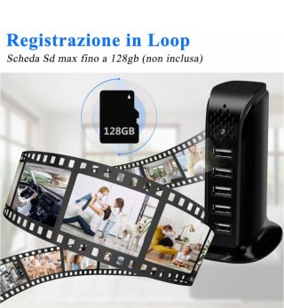Telecamera Nascosta WiFi Mini Spy Cam