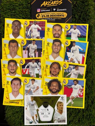 Lote cromos Real Madrid y Barcelona