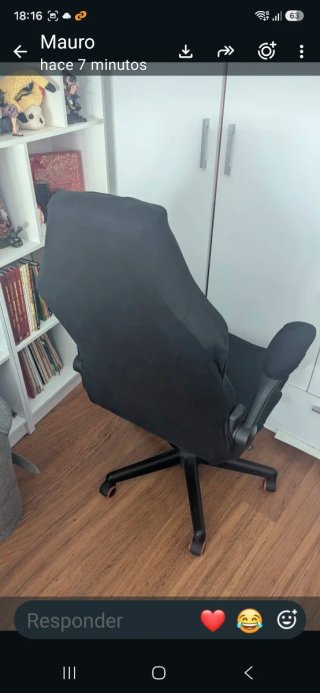 Silla Gamer Negra con Funda