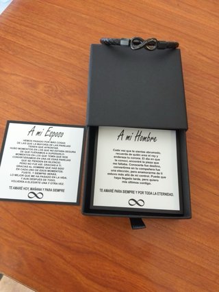 Pulsera de Cuero Infinity Para Siempre Contigo