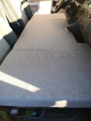 Colchón plegable para asientos delanteros VW t5