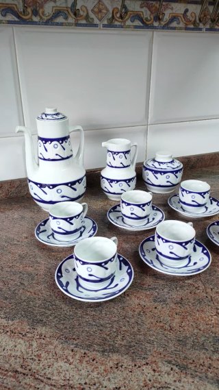 Juego de café O Castro Sargadelos