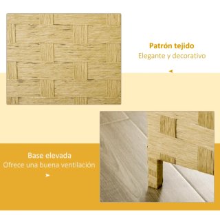 Biombo separador de ambientes de 4 paneles