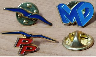 Lote 20 Pins Partido Popular PP