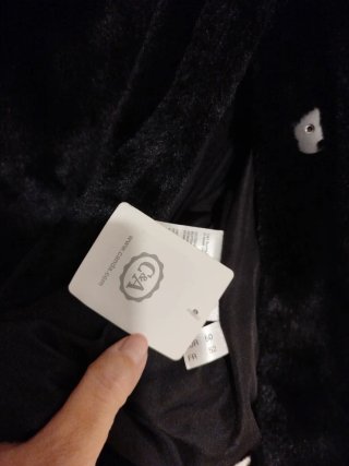 Abrigo pelo sintético con capucha Talla XXXL