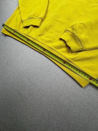 Reebok Sudadera Amarilla Logo Bordado