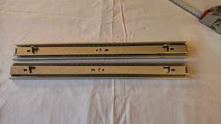 Guías telescópicas cajones 45cm