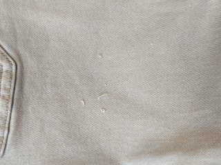 Pantalón vaquero hombre beige