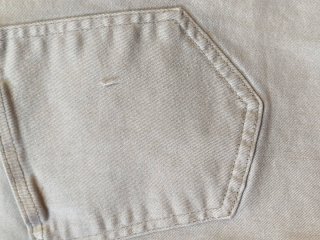 Pantalón vaquero hombre beige