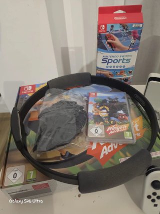 Nintendo Switch OLED Blanca + Juegos