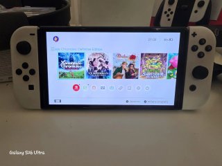 Nintendo Switch OLED Blanca + Juegos