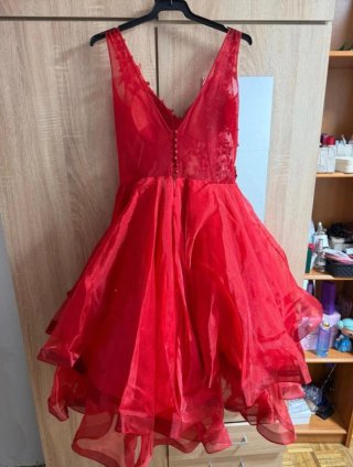 Vestido rojo de fiesta