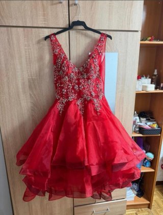 Vestido rojo de fiesta