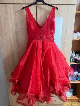 Vestido rojo de fiesta