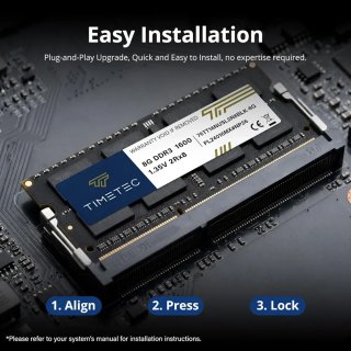 Timetec 8GB DDR3 1600MHz RAM