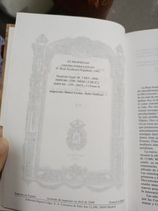 Diccionario de la lengua española