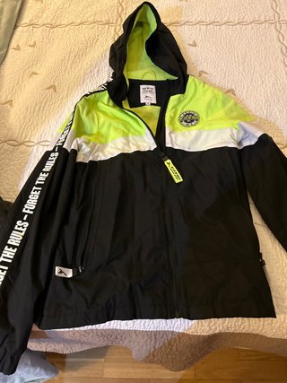Chaqueta impermeable niño con capucha